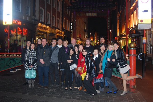 Group picture in China Town 